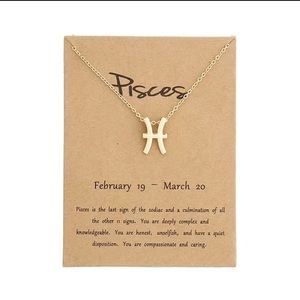 1pc Stainless Steel Pendant necklace Pisces ♓️ new with tags ♓️